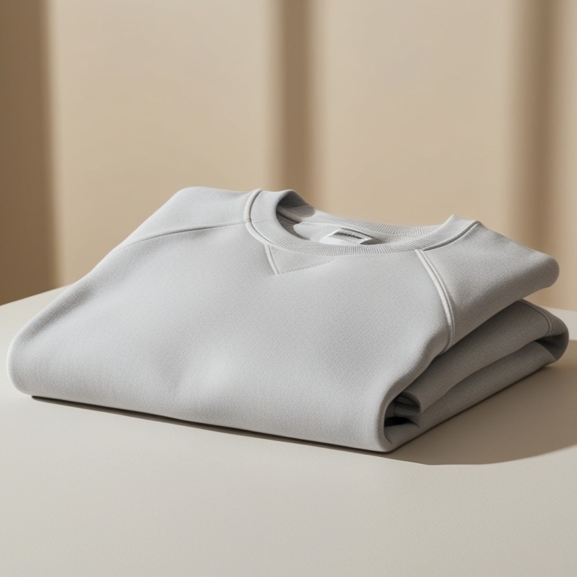 Minimal crewneck sweatshirt